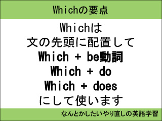 Whichの要点